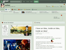Tablet Screenshot of coolizer.deviantart.com