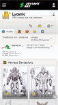 Mobile Screenshot of lycanic.deviantart.com