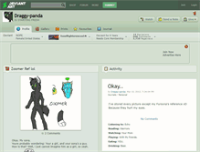 Tablet Screenshot of draggy-panda.deviantart.com