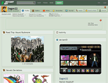 Tablet Screenshot of dagon22.deviantart.com