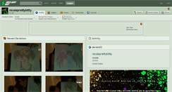 Desktop Screenshot of nicoleprettykitty.deviantart.com