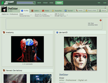 Tablet Screenshot of dieelster.deviantart.com
