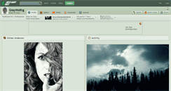 Desktop Screenshot of graywolfcg.deviantart.com