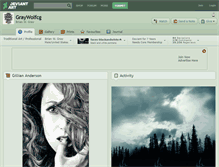 Tablet Screenshot of graywolfcg.deviantart.com