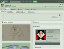 Tablet Screenshot of ericworld.deviantart.com