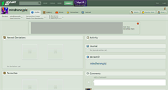 Desktop Screenshot of mindhoneyplz.deviantart.com