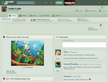 Tablet Screenshot of loopy-lupe.deviantart.com