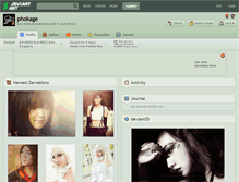 Tablet Screenshot of phokage.deviantart.com