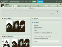 Tablet Screenshot of anerk.deviantart.com