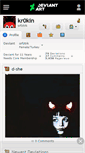 Mobile Screenshot of kr0kin.deviantart.com