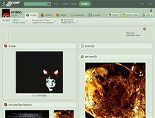 Tablet Screenshot of kr0kin.deviantart.com