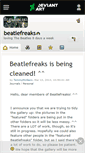 Mobile Screenshot of beatlefreaks.deviantart.com