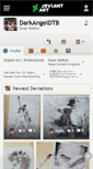 Mobile Screenshot of darkangeldtb.deviantart.com