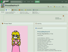 Tablet Screenshot of princesspeachrox10.deviantart.com