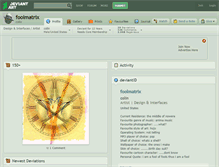 Tablet Screenshot of foolmatrix.deviantart.com