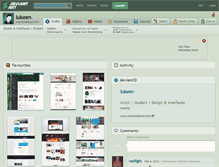 Tablet Screenshot of lukeen.deviantart.com