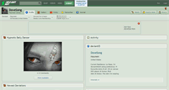 Desktop Screenshot of dovesong.deviantart.com