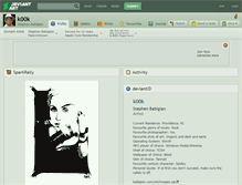 Tablet Screenshot of k00k.deviantart.com
