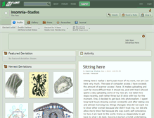 Tablet Screenshot of insomnia--studios.deviantart.com