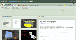Desktop Screenshot of cdraccoon.deviantart.com
