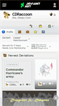 Mobile Screenshot of cdraccoon.deviantart.com