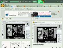 Tablet Screenshot of alec-m.deviantart.com