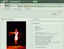 Tablet Screenshot of g0mez.deviantart.com