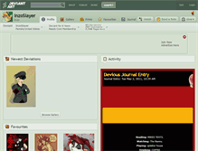 Tablet Screenshot of inzoslayer.deviantart.com