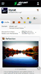 Mobile Screenshot of izycat.deviantart.com