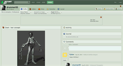 Desktop Screenshot of drummer00.deviantart.com