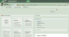 Desktop Screenshot of beeftony.deviantart.com