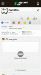 Mobile Screenshot of dansbro.deviantart.com