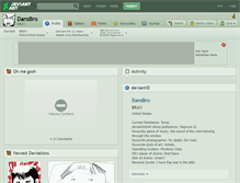 Tablet Screenshot of dansbro.deviantart.com