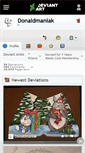 Mobile Screenshot of donaldmaniak.deviantart.com