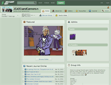 Tablet Screenshot of jcaocsandcannons.deviantart.com