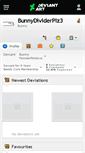 Mobile Screenshot of bunnydividerplz3.deviantart.com