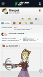 Mobile Screenshot of firespot.deviantart.com