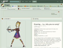 Tablet Screenshot of firespot.deviantart.com