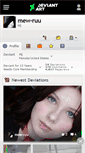 Mobile Screenshot of mew-ruu.deviantart.com