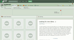 Desktop Screenshot of krystalmyth.deviantart.com
