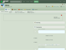 Tablet Screenshot of jojo-p.deviantart.com