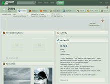 Tablet Screenshot of d-bird.deviantart.com