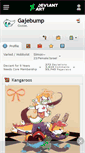 Mobile Screenshot of gajebump.deviantart.com