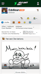 Mobile Screenshot of edobean.deviantart.com