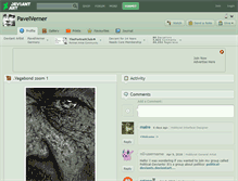 Tablet Screenshot of pavelverner.deviantart.com
