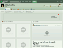 Tablet Screenshot of girlsbellystuffed.deviantart.com