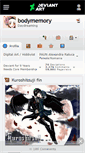 Mobile Screenshot of bodymemory.deviantart.com