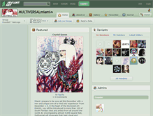 Tablet Screenshot of multiversalmiami.deviantart.com