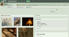 Desktop Screenshot of caenef.deviantart.com