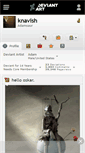 Mobile Screenshot of knavish.deviantart.com